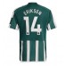 Manchester United Christian Eriksen #14 Replika Borta matchkläder 2023-24 Korta ärmar